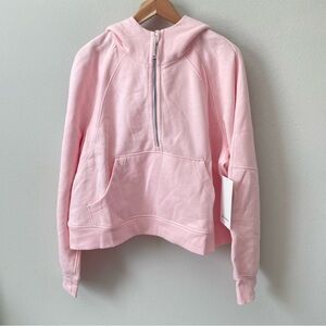 NWT Lululemon Scuba Oversized Half-Zip Hoodie Strawberry Milkshake Size XL/XXL